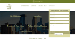 Desktop Screenshot of fosseylaw.com